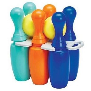 Image de Jeu de 6 Quilles 2 boules Kit de Bowling pour Enfants