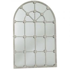 Amadeus Miroir Demeure gris 140 - Gris - M&eacute;tal