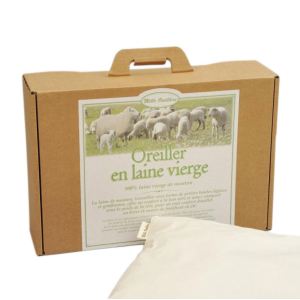 Mille oreillers Oreiller en pure laine (40 x 60 cm)
