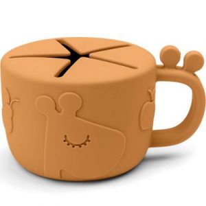 Image de Done by Deer Tasse &agrave; go&ucirc;ter Peekaboo Raffi Moutarde