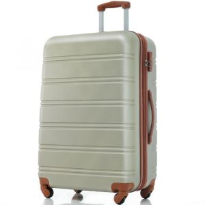 Oem Valise cabine 65cm - Coque rigide ABS - 4 roulettes 360&deg; - Cadenas &agrave; combinaison