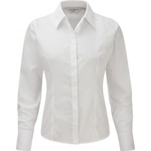 Russell Chemise Collection Chemisier &agrave; manches longues en popeline BC1017 - Couleur EU M,EU L,EU XL,EU XS,EU 3XL,EU 4XL - Taille Blanc