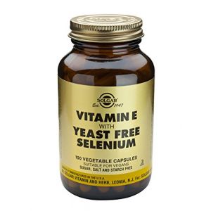 Image de Solgar Dry Vitamin E with Yeast-Free Selenium Vegetable Capsules 100