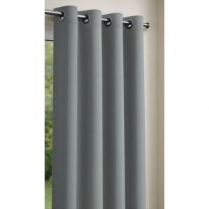 Rideau obscurcissant 135 x 240 cm Gris moyen