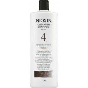 Nioxin Cleanser 4 - Shampooing pour cheveux fins, visiblement clairsemés