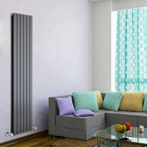 Hudson Reed TDRASP23 - Radiateur design vertical Plat Acier 1780 x 420 mm