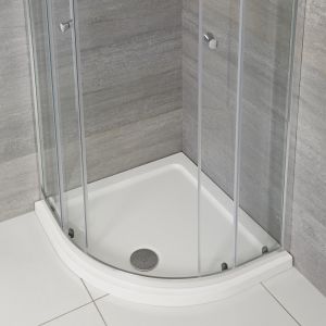 Hudson Reed Receveur de douche quart de rond à profil bas – 100 cm x 100 cm - Maxon