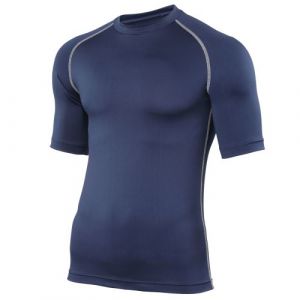 Rhino Base layer sport à manches courtes - Homme (2XL) (Bleu marine) - UTRW1277