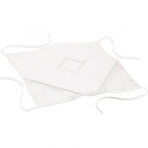 Image de Essentielle Coussin galette de chaise 40 x 40 cm blanc