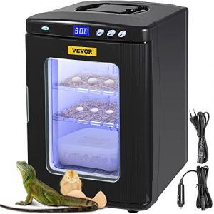 Machabeau Incubateur 5&deg;-60&deg;C (36-140&deg;F), 25L, Automatique Appareil &agrave; Couver Couveuse avec Temp&eacute;rature Constante pour Reptiles ou Amphibiens