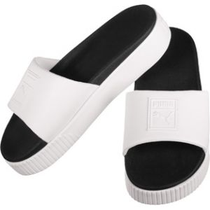 Puma Platform Slide W tong blanc noir 38,0 EU