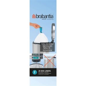 Image de Brabantia 20 rouleaux de sacs de poubelle type F (20 L)