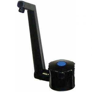 Robinet ABS rabattable avec contacteur Coloris - Noir