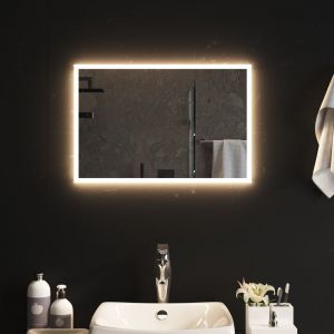 Image de VidaXL Miroir de salle de bain à LED 60x40 cm