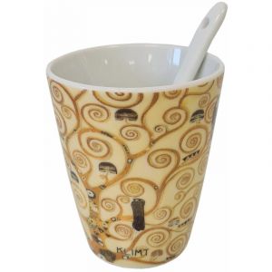 Enesco 1 Gobelet Expresso Klimt L'arbre de Vie