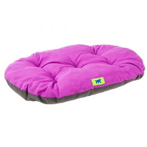 Ferplast Panier Chien Relax, Coussin Chiens Moyen, Panier Chats, Tapis pour chenils et Voitures, Lavable, en Coton avec Rembourrage Doux, 78 x 50 m. Violet