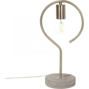 Image de Beliani Lampe à poser dorée JUCAR