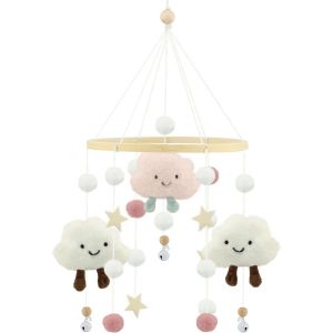 Ulysse Couleurs d'Enfance Mobile nuage rose