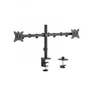 Gembird Ma-d2-01 Support de bureau double écran 32" VESA 100 Noir