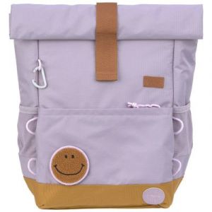 Lässig Sac à Dos pour Enfants avec Sangle de Poitrine Sac à Dos de Loisirs Hydrofuge, 12 litres/Medium Rolltop Backpack Lilac