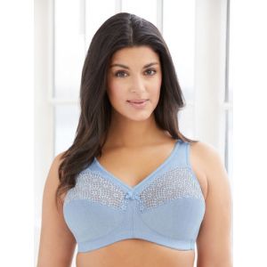 Glamorise Soutien-gorge MagicLift anti-humidité #1064, Bleu ciel chiné, 100B