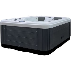 Image de Astral Pool Spa Mirana - Cuve blanche - Habillage gris anthracite - 3 places - Jacuzzi extérieur