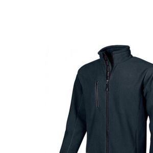 U-Power Veste de travail polaire zippée avec logo en hot press - WARM Deep Blue - EY040DB - taille: L - Bleu