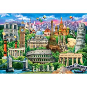 Castorland Puzzle 1000 pièces : Monuments Célèbres