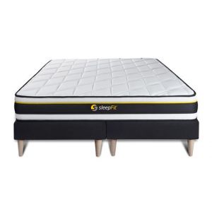 Ensemble double sommier 80x200 + matelas SOFT 160x200