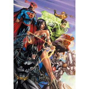 Clementoni Puzzle 1000 pièces : DC Comics - Justice League