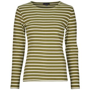 Armor Lux T-shirt MARINIERE ML Kaki - Taille EU L,EU M,EU S