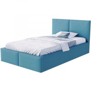 Lit coffre Tesia 120x200 - Sommier inclus Azur