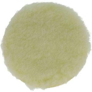 Vhbw Eponge de polissage compatible avec Bosch PEX 220 A, GEX 125-1 AE ponceuses excentriques et à vibration - 12,5 cm diam. de travail, beige