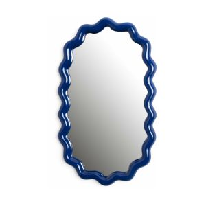 Miroir ovale zigzag bleu - &Klevering
