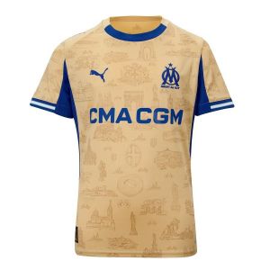 Puma Marseille Quatrième Maillot 2025/26 Enfant, pointure 128 cm - ['Doré'] - Taille 128 cm