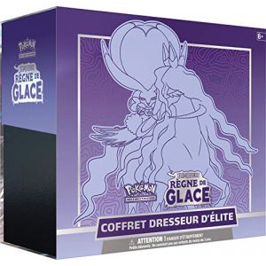 Asmod&eacute;e Pokemon Ep&eacute;e Et Bouclier-R&egrave;gne De Glace (Eb06) - Coffret Dresseur D'&eacute;lite-Jeu De Cartes &Agrave; Collectionner-Mod&egrave;le Al&eacute;atoire, Pokelieb06