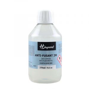 DuPont H DU0740250000C - Un Anti-fusant 2 M - Flacon 250 ml - Stoppe la diffusion de peinture sur la soie - Sèchage rapide