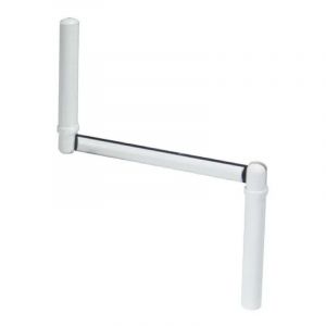 Cîme Manivelle pour tringle de volet roulant, diamètre 12 mm, longueur 410 mm
