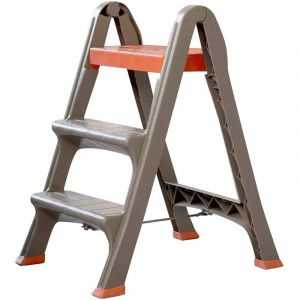 Skala - Tabouret pliant à 3 marches. Échelle pliante en polyéthylène. Charge maximale de 130 kg. Dimensions 47x70x78h cm.