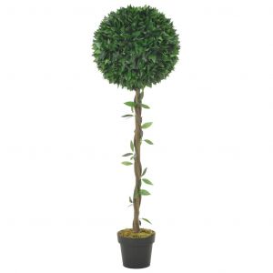 VidaXL Plante artificielle Laurier avec pot Vert 130 cm