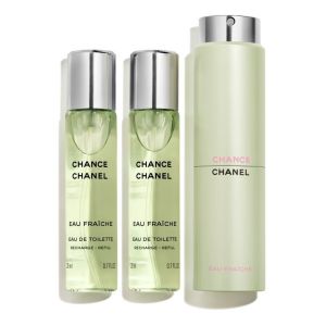 Chanel Chance Eau Fra&icirc;che - Eau de toilette pour femme - 3 x 20 ml