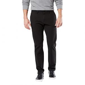 DOCKERS SMART 360 FLEX CHINO SLIM, Pantalon, Homme, Noir, 38W / 32L