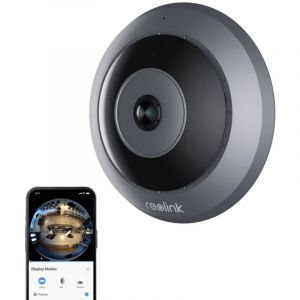 Reolink 6MP Caméra de sécurité PoE intérieur, Caméra fisheye, Panorama 360°, Détection Intelligente, Audio Bidirectionnellel, Plusieurs Affichage, Fisheye Series
