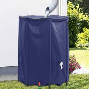 VidaXL Réservoir d'eau avec robinet pliable 1350 l pvc