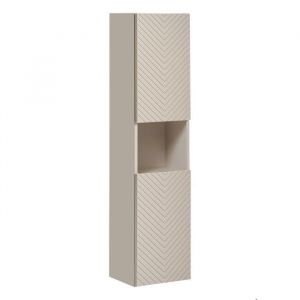 Meuble colonne de salle de bain suspendu VIVA CACHEMIRE 30 x 140 cm