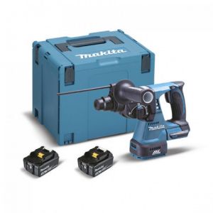 Makita Marteau léger BL 18V LXT 24mm SDS-PLUS 5Ah 2 bat. MakPac