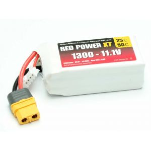 Image de Batterie Lipo RED POWER XT 3S 1300mAh 11,1V XT60