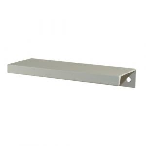 Poignée tirette en aluminium P0333 - entraxe 128 mm - longueur 147 mm - finitionalu naturel - Aluminium naturel