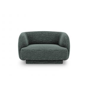 Image de Fauteuils en tissu chenille pétrole