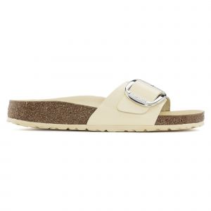 Birkenstock Sandales femme Madrid Big Buckle Natural Leather Patent